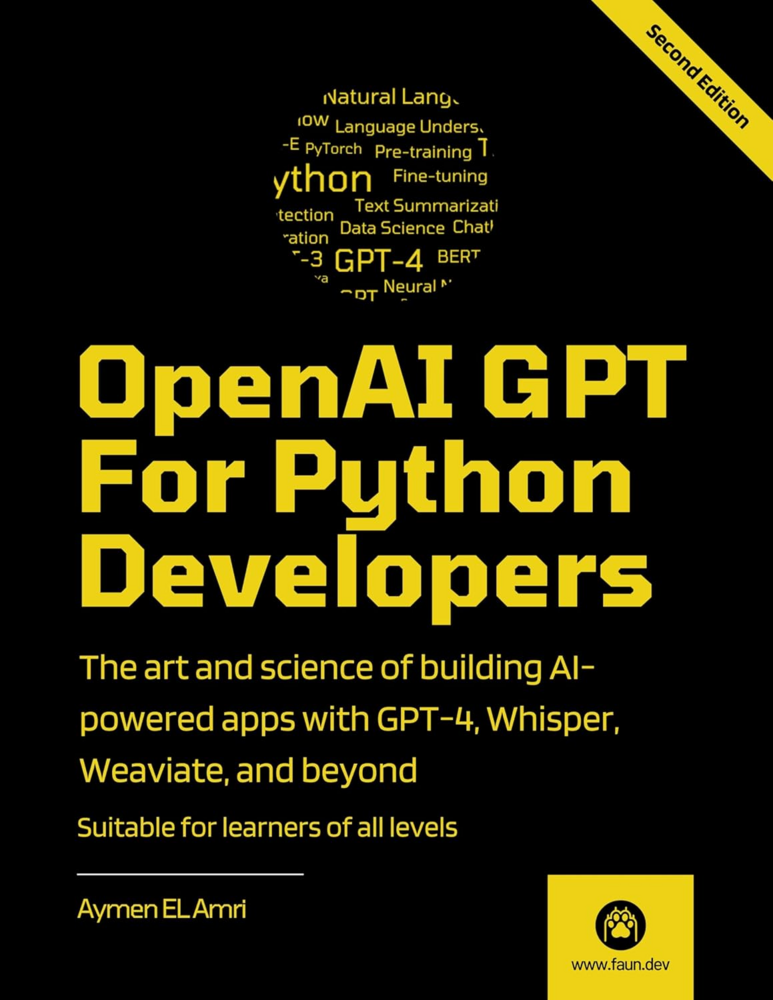 OpenAI GPT For Python Developers — 2nd Edition — book cover