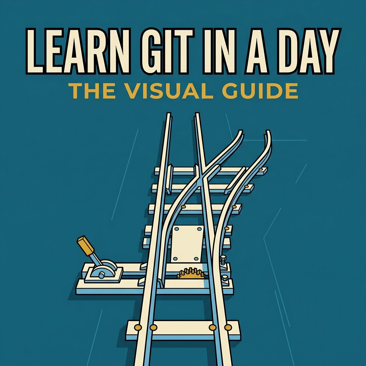Learn Git in a Day - The Visual Guide — book cover